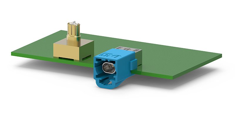 PCB上的HTP高速双绞线连接器